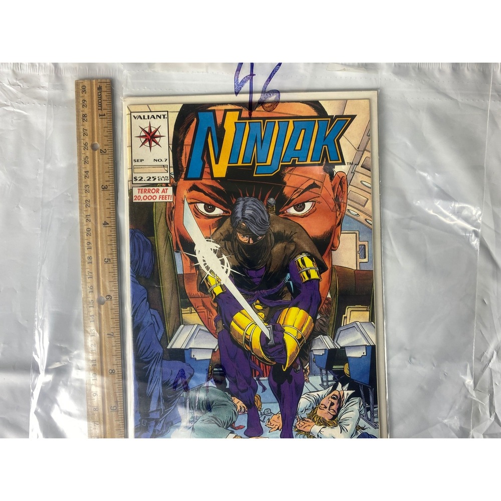 Ninjak 7 Valiant Comics September‎ 1994 Terror at 20000 Feet